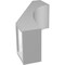 Ekena Millwork 5 1/2-in. W x 10-in. D x 18-in. H Westlake Architectural Grade PVC Knee Brace BRCP055X10X18WTL - alternate 4